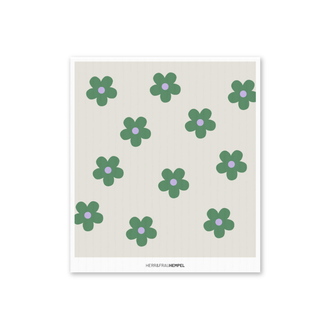 Schwammtuch FLOWER POWER