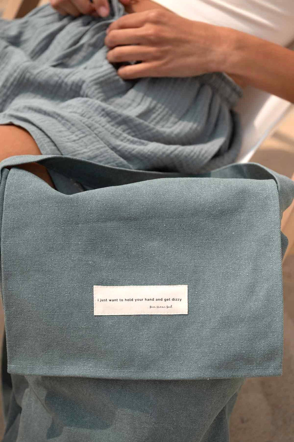 YOUR HUMAN SOUL Tasche MOON TIME, Braun