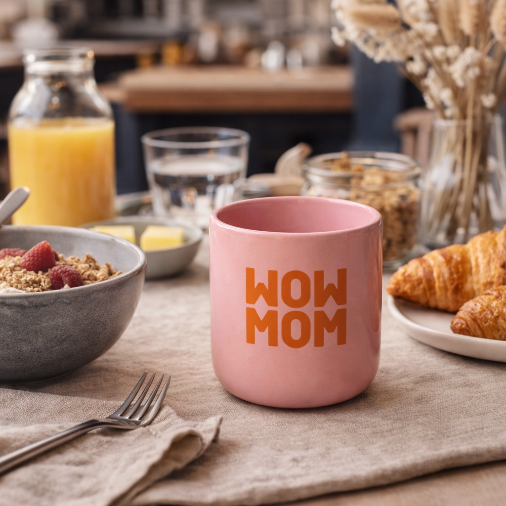 HERR & FRAU HEMPEL Kaffeebecher WOW MOM