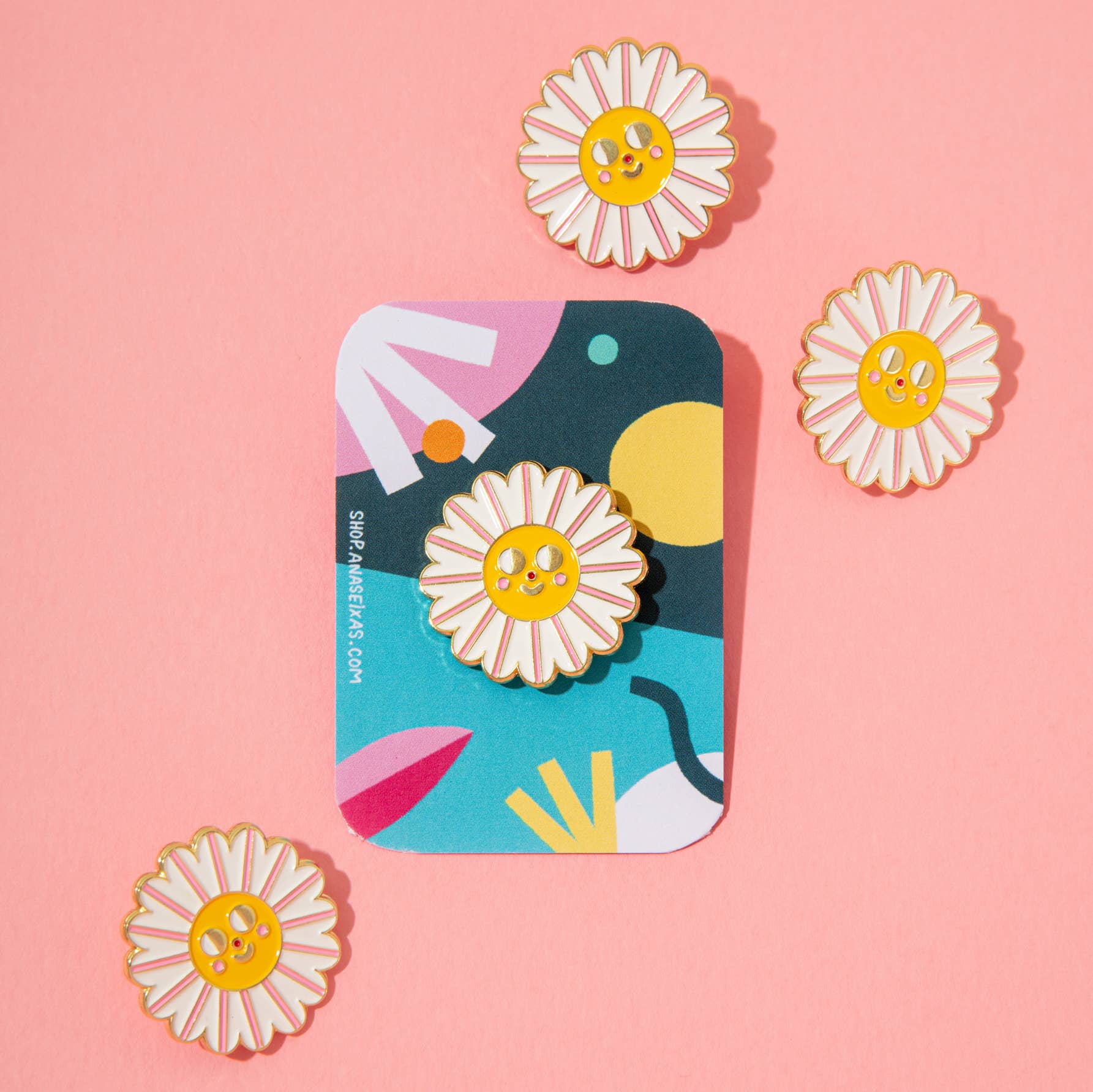 ANA SEIXAS Emaille-Pin FLOWER