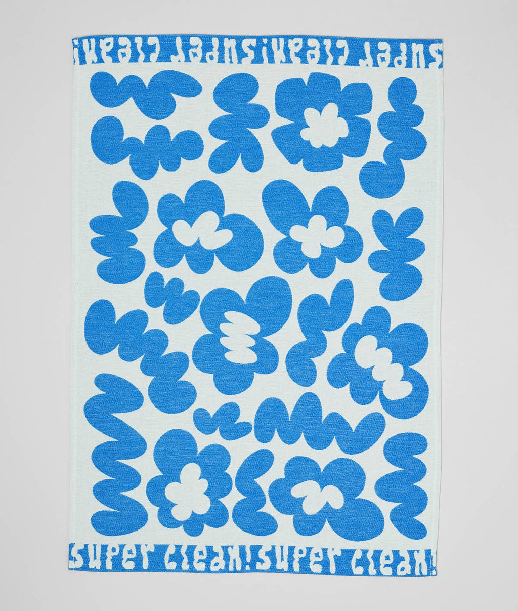 WRAP Küchentuch FLOWERS blue