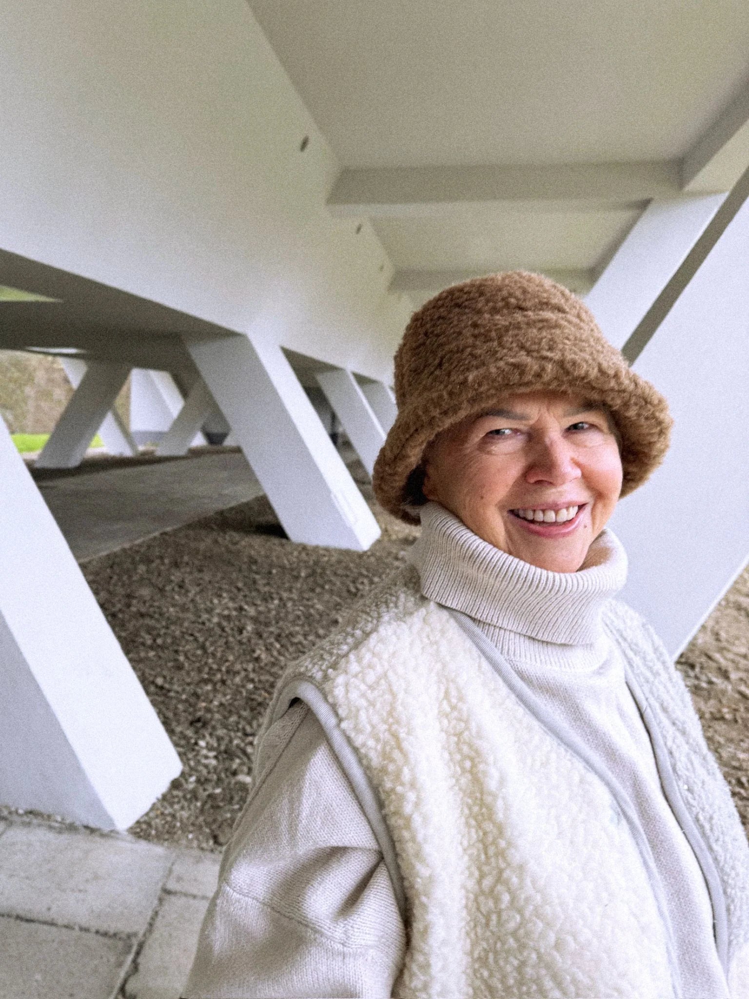 Happymess BUCKET HAT teddy brown