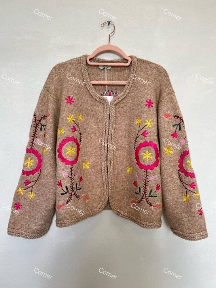 The Corner FLOWER Cardigan