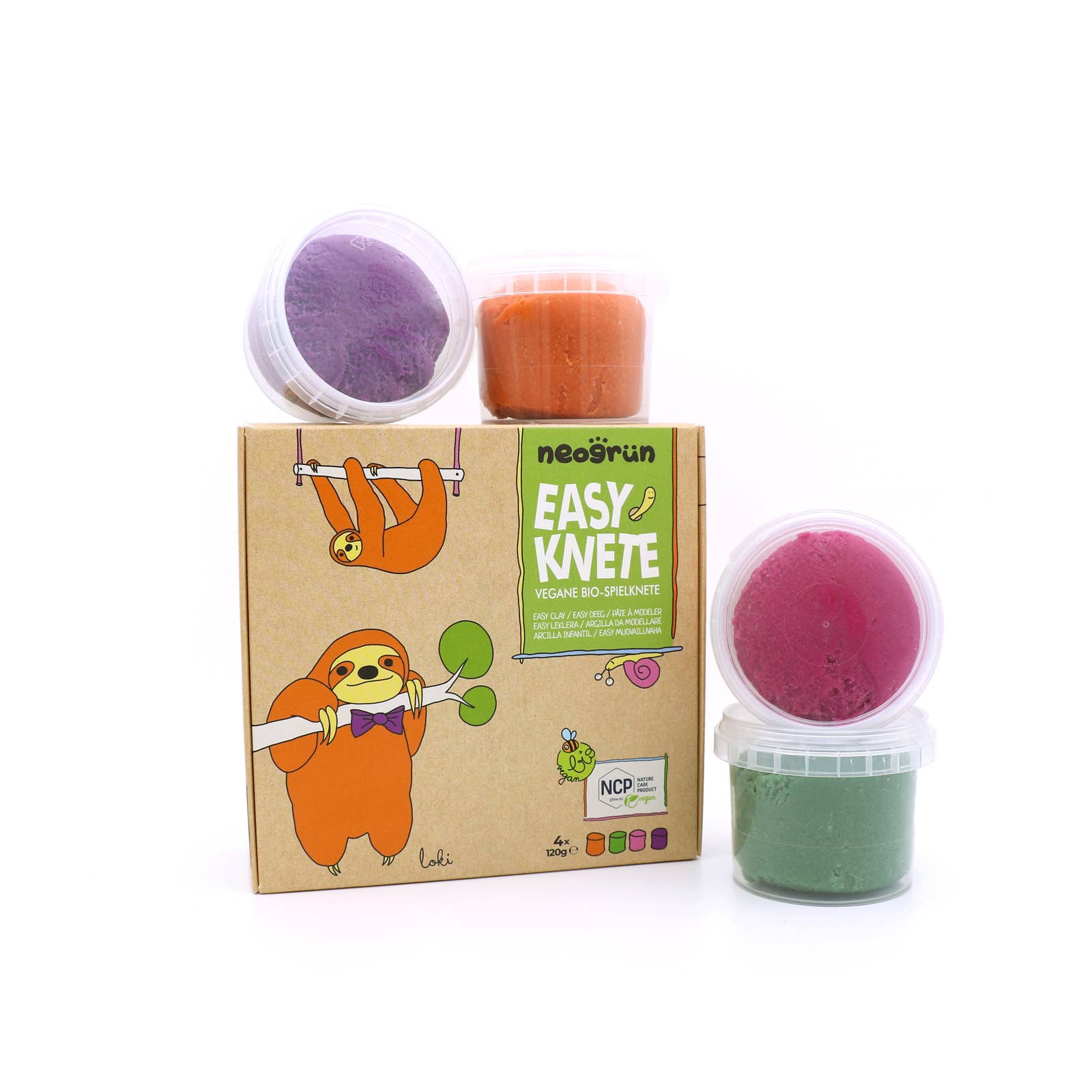 NEONGRÜN Easy-Knete vegan LOKI