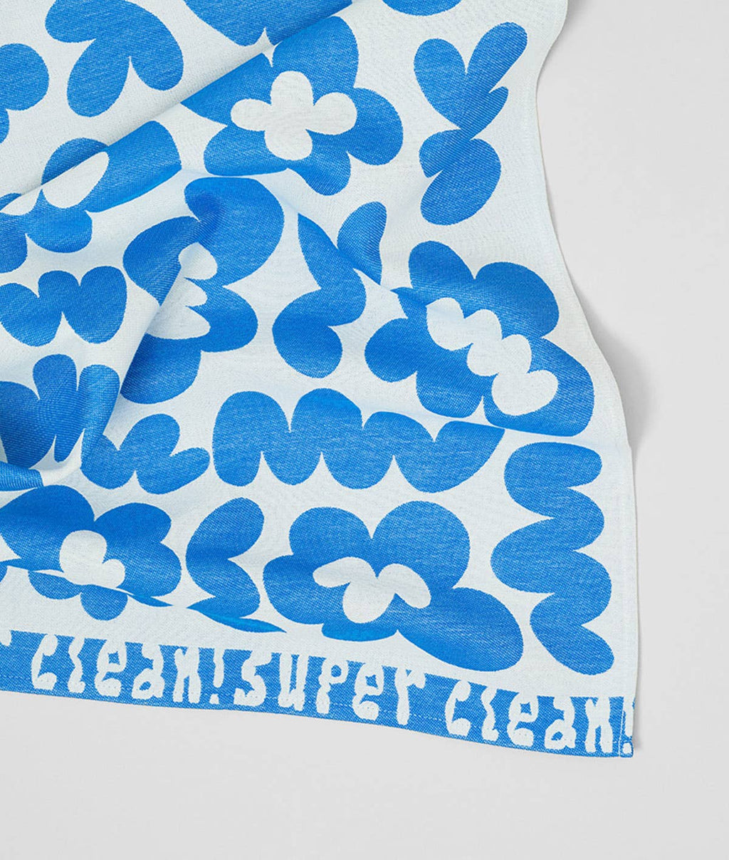 WRAP Küchentuch FLOWERS blue