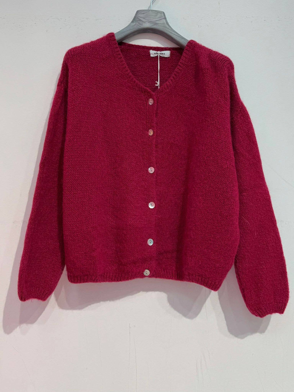 Cardigan MOHAIR (Rundhals), Women