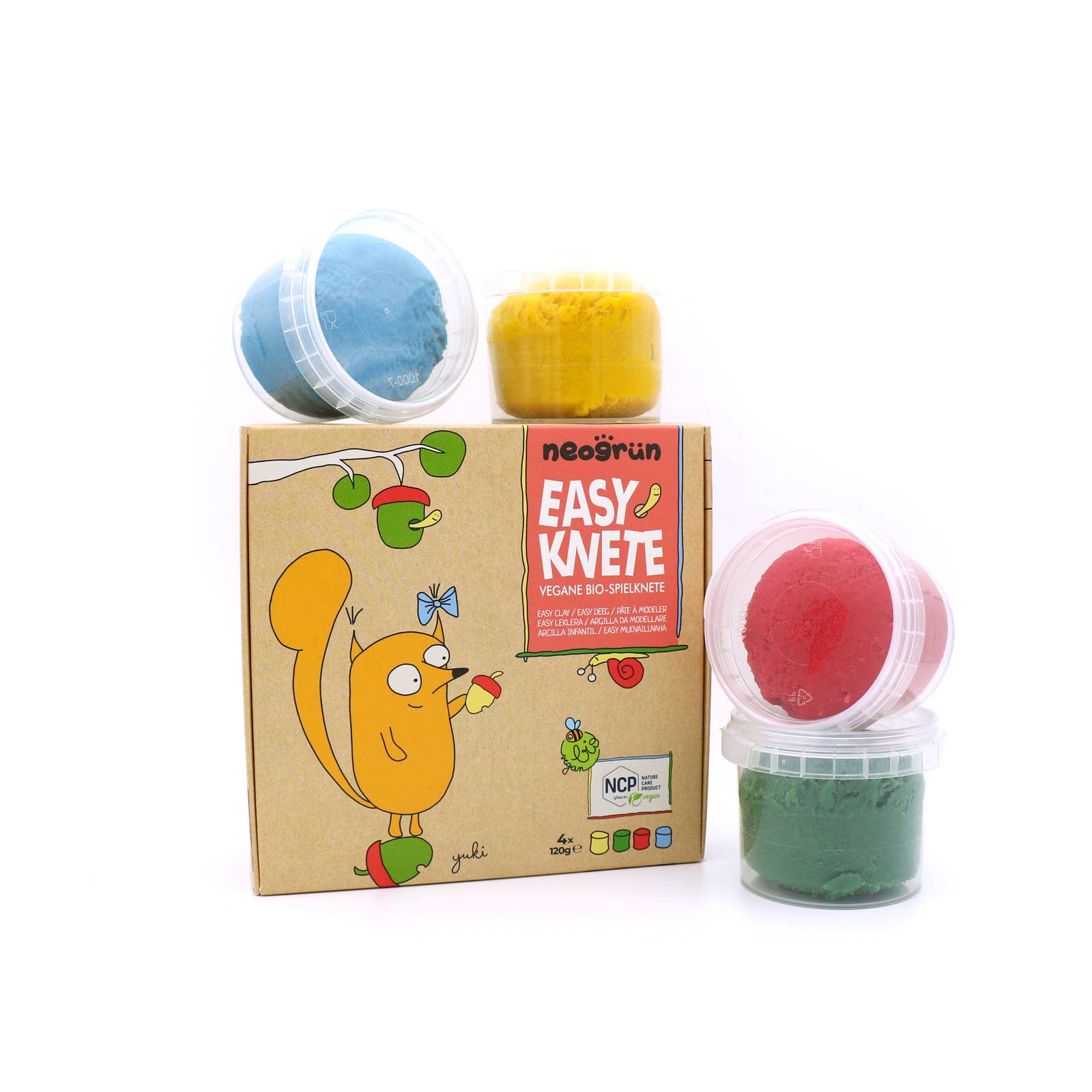 NEONGRÜN Easy-Knete vegan YUKI