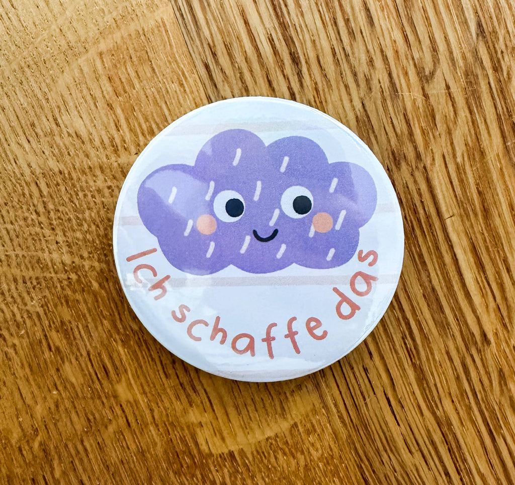 STUDIO SONNA Button Pin ICH SCHAFFE DAS
