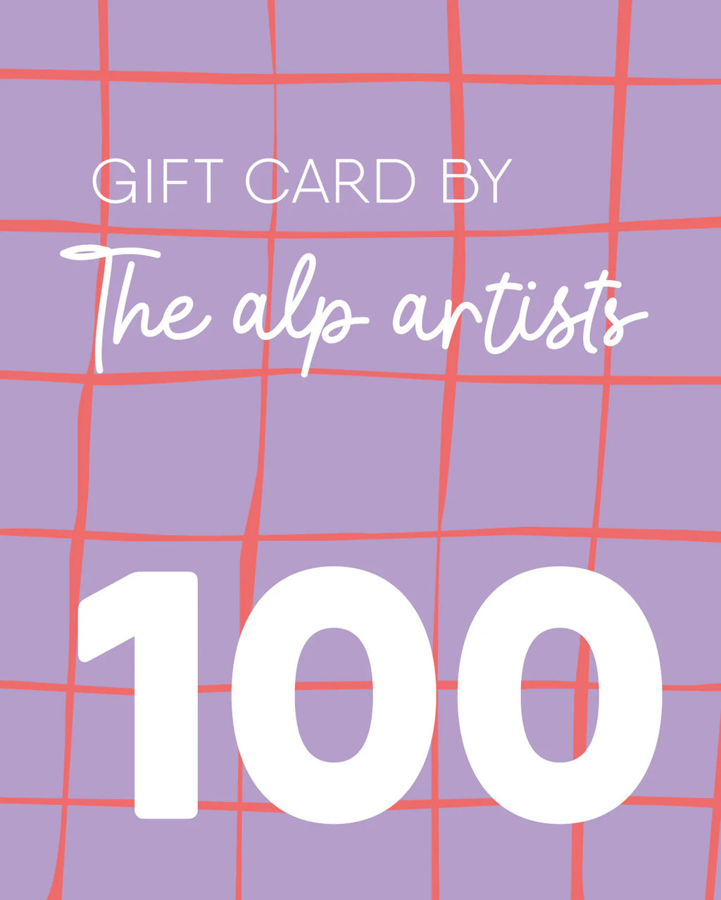 GIFT CARD ❤️ by The alp artists