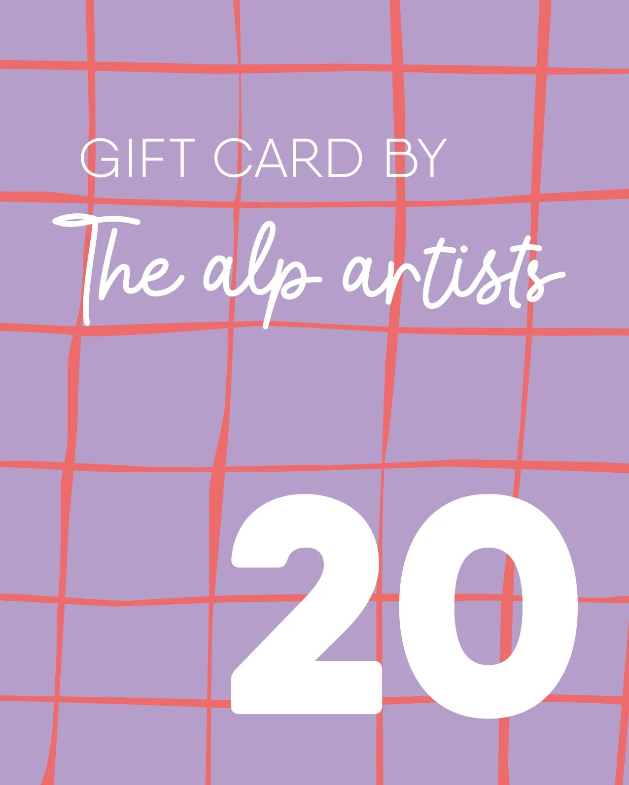 GIFT CARD ❤️ by The alp artists