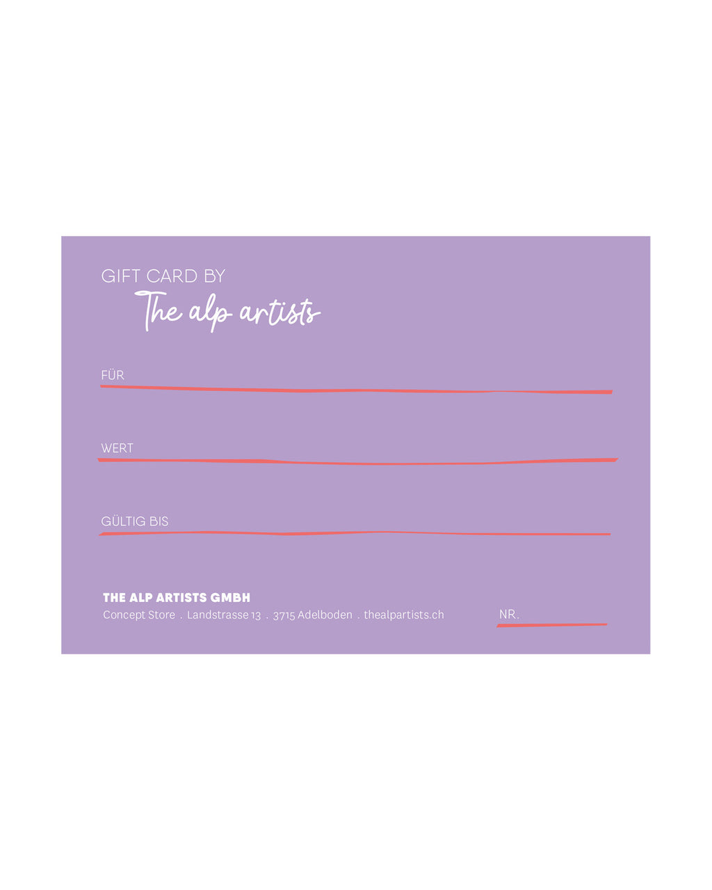 Gutschein CHF 100.00