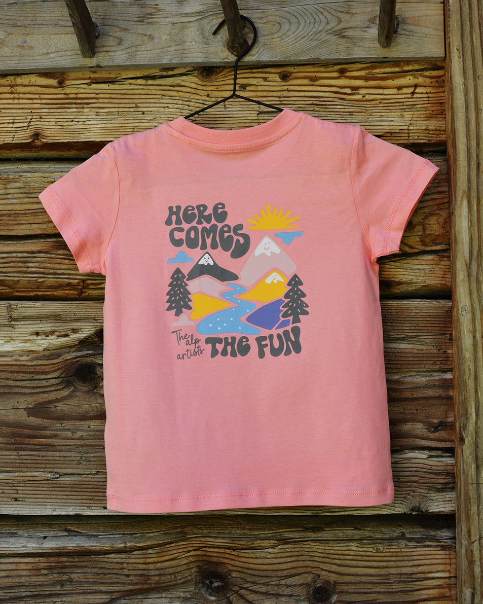 The alp artists, HERE COMES THE FUN – PINK JOY, T-Shirt Kids