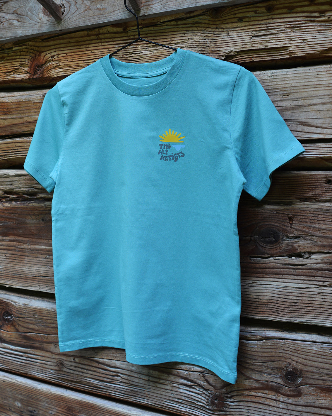 THE ALP ARTISTS, T-Shirt HERE COMES THE FUN, türkis, Kids