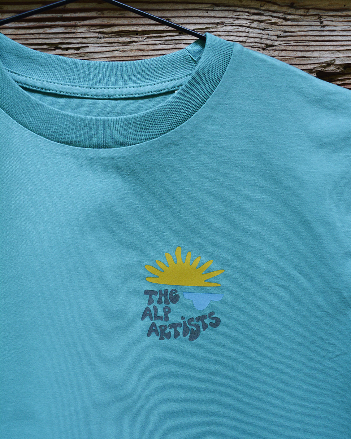 THE ALP ARTISTS, T-Shirt HERE COMES THE FUN, türkis, Kids