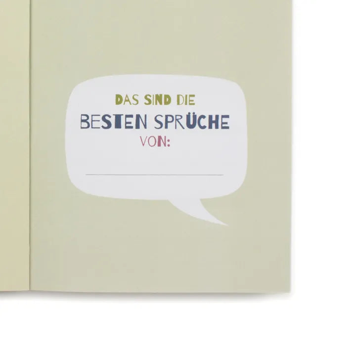 Büchlein kleine SPRÜCHEKLOPFERin