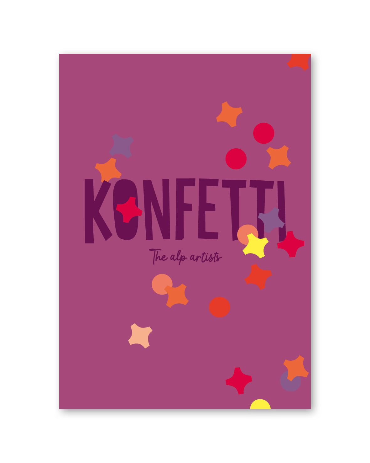 Postcard KONFETTI