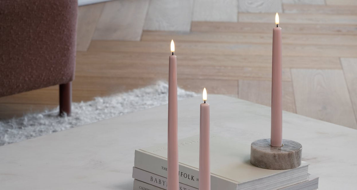 UYUNI Lighting LED taper candle SMOOTH